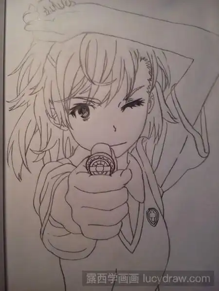 教你画简单漫画人物-露西学画画