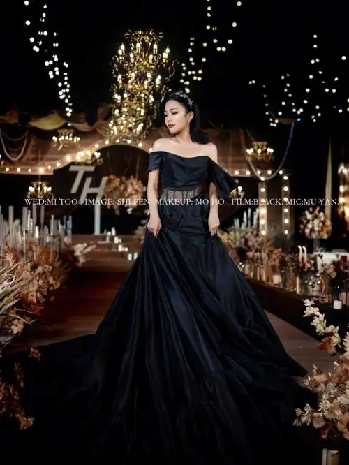 忠贞不渝的爱情78刷爆朋友圈的黑色婚纱