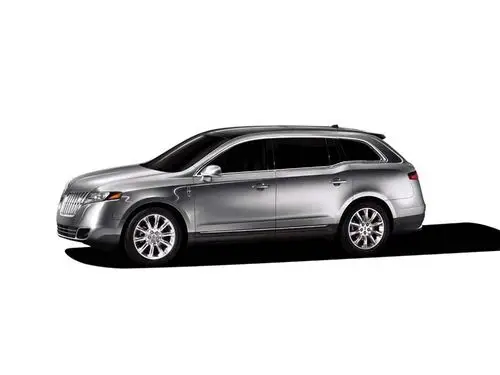 灰色林肯mkt车侧正身