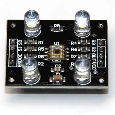 颜色模块 颜色传感器模块tcs3200色彩识别模块传感器 用开发套件