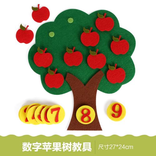 jsgd手工制作材料 幼儿园小班数学区角活动自制学习操作玩教具手工粘