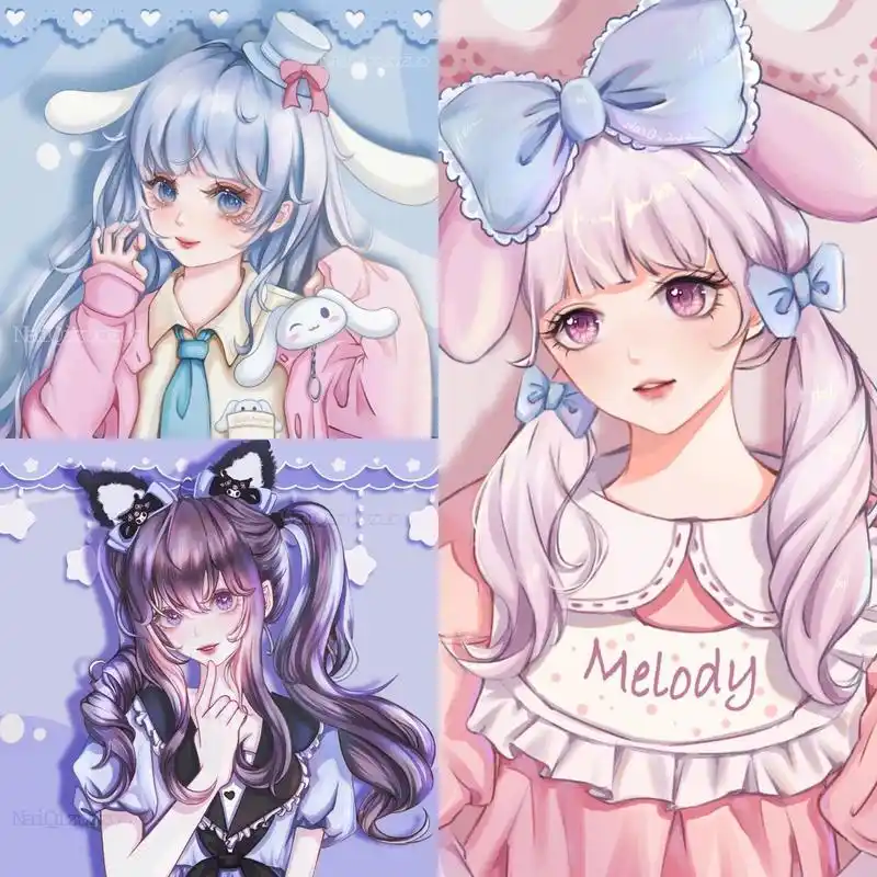 你们要的三人闺蜜头像合集 三丽鸥系列闺蜜头像,评论区告诉我还想看