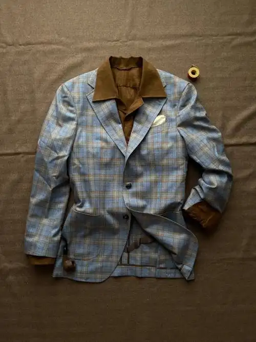 🤵苏格兰格纹休闲单西