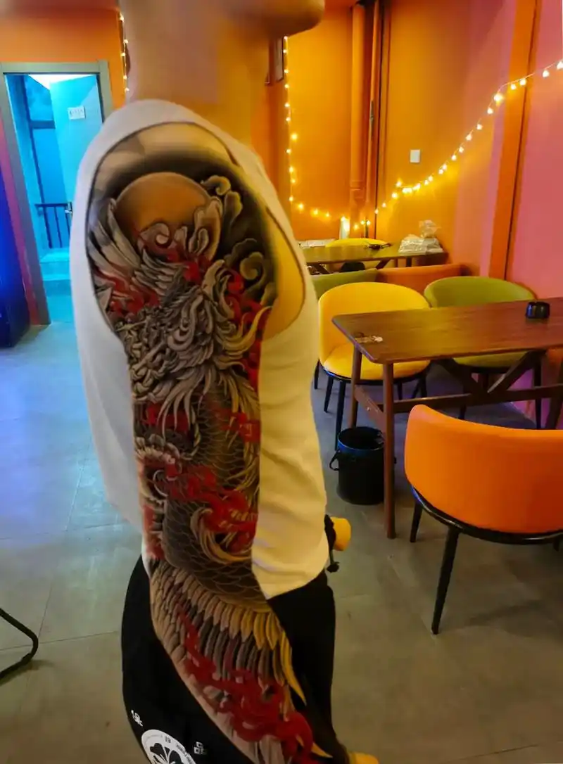 花臂纹身效果图#泰安纹身#花臂纹身 #满背纹身 #纹身图案  - 抖音