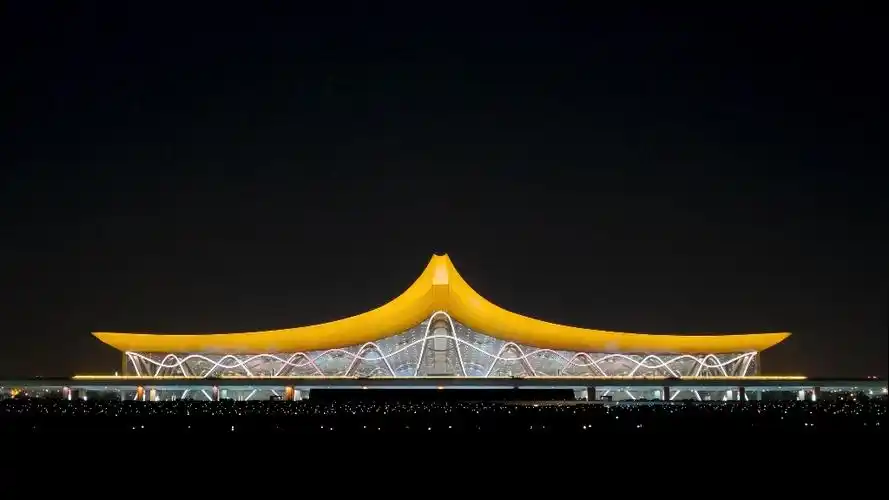 昆明长水国际机场t1航站楼亮灯仪式_哔哩哔哩_bilibili