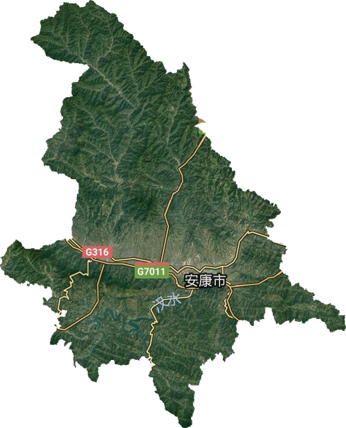 汉滨区高清电子地图