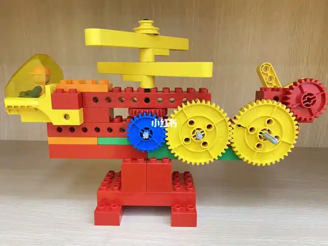 5岁直升机05乐高大颗粒