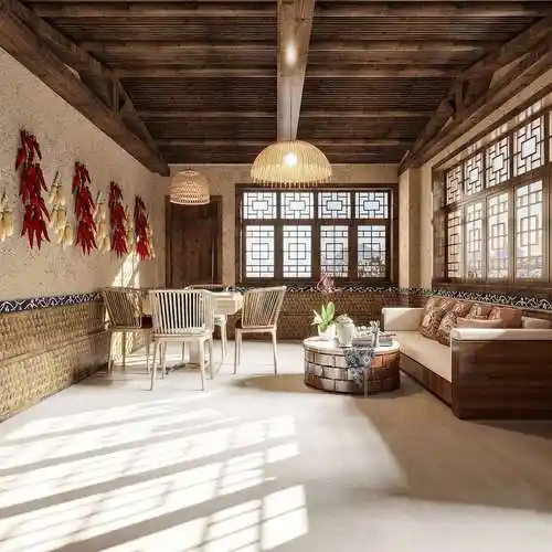 农家乐餐厅民宿设计