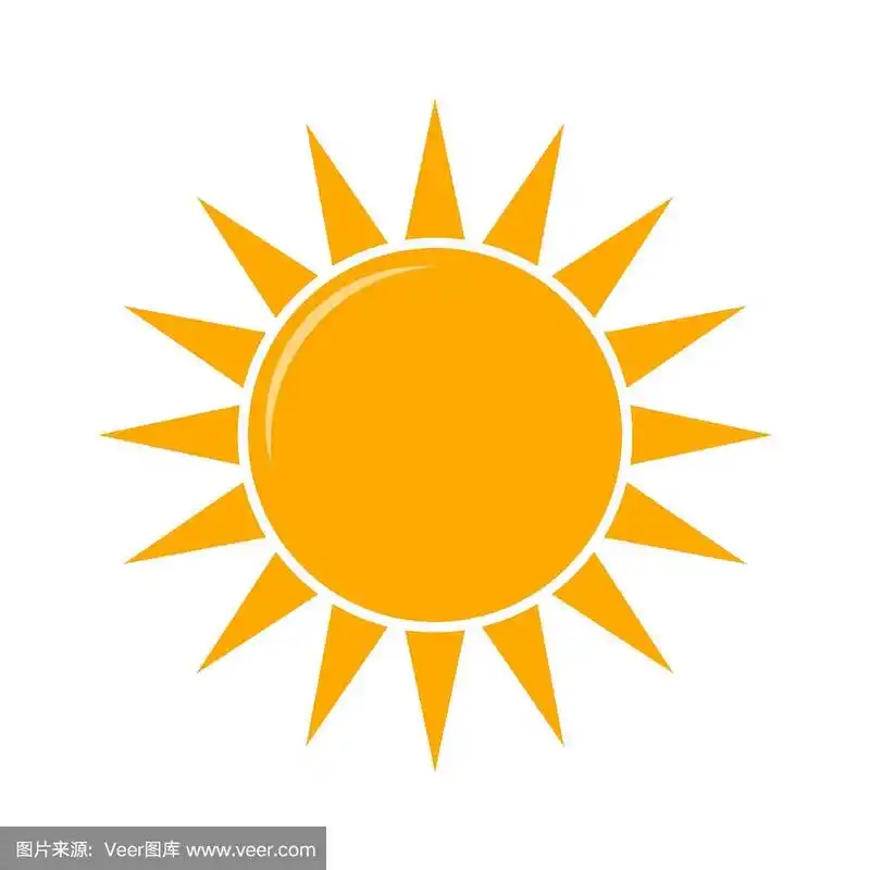 天气预报图标晴天