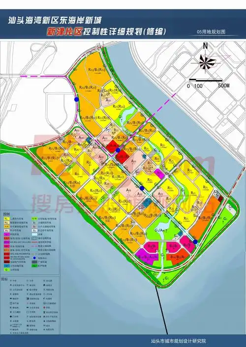 《汕头海湾新区东海岸新城新津 控制性详细规划(修编)》已经汕头市