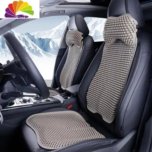 舒适主义汽车硅胶座椅垫四季通用凉坐垫夏季通风单片座垫舒适凉席透气