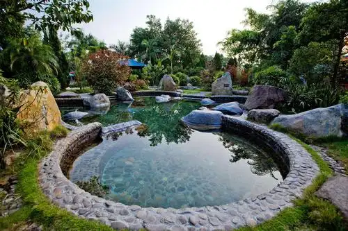 恩平帝都温泉酒店 凤池宫双床房 (含双早) 双人无限次露天温泉)