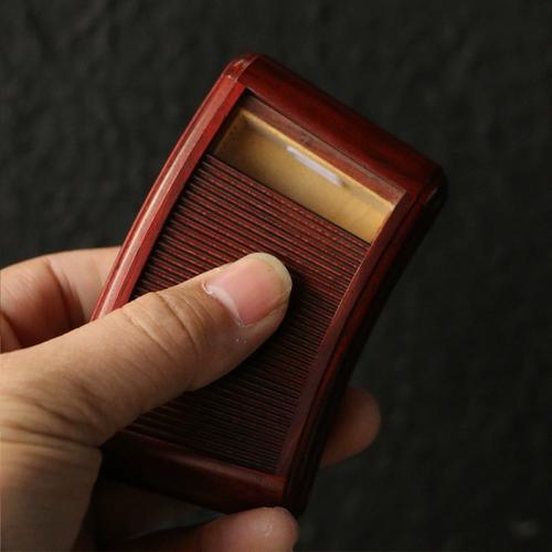 沪上老艺人精工制作红木暗格黄蛉盒榫卯结构卷帘门鸣虫器具收藏