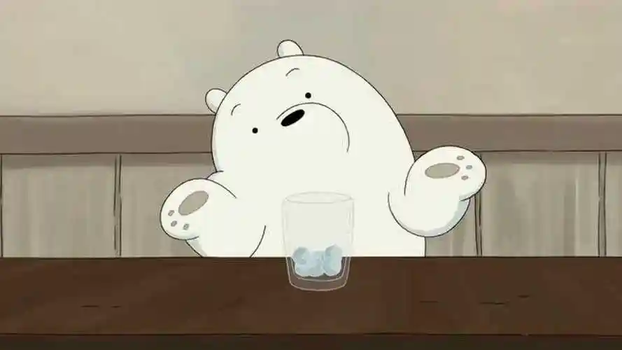 咱们裸熊:萌萌的小白熊太讨人喜欢了,叫小白仔正合适