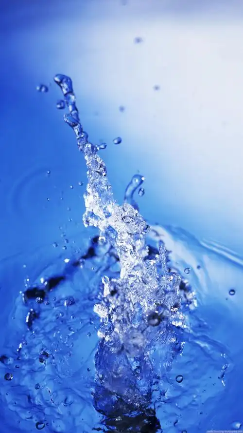 蓝色高清简约h5背景