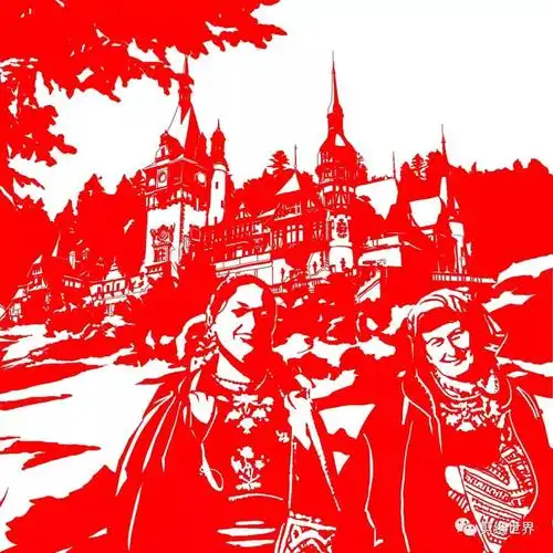 《美图欣赏》(剪纸艺术)一带一路主题剪纸,饱览外国经典美景,大开眼界