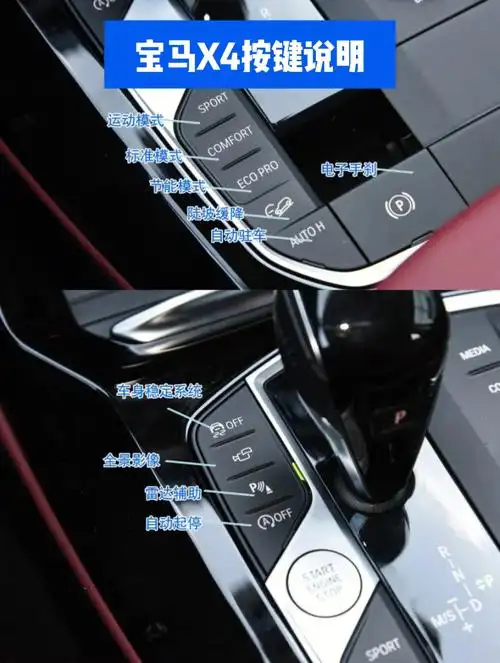 干货丨宝马x4按键说明来喽点赞收藏78