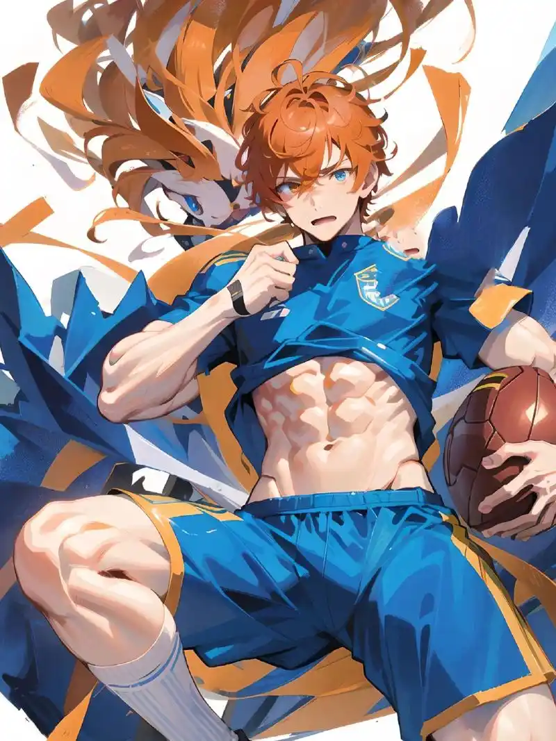 足球腹肌白袜少年第2弹丨男生壁纸               图片由mewxai生成