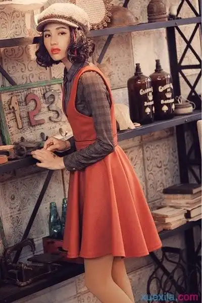 时尚浪漫复古女装搭配