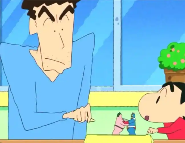 你玩过纸相扑吗哆啦a梦和蜡笔小新都玩过很有趣