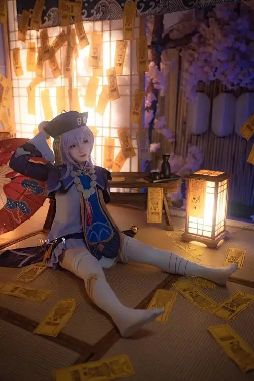 原神七七性感cos写真图片_原神七七cos高清_三千图片网