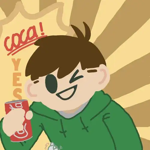 请大家看edd喝可乐.不是裸的,有穿内裤. p2是在电脑上画的.