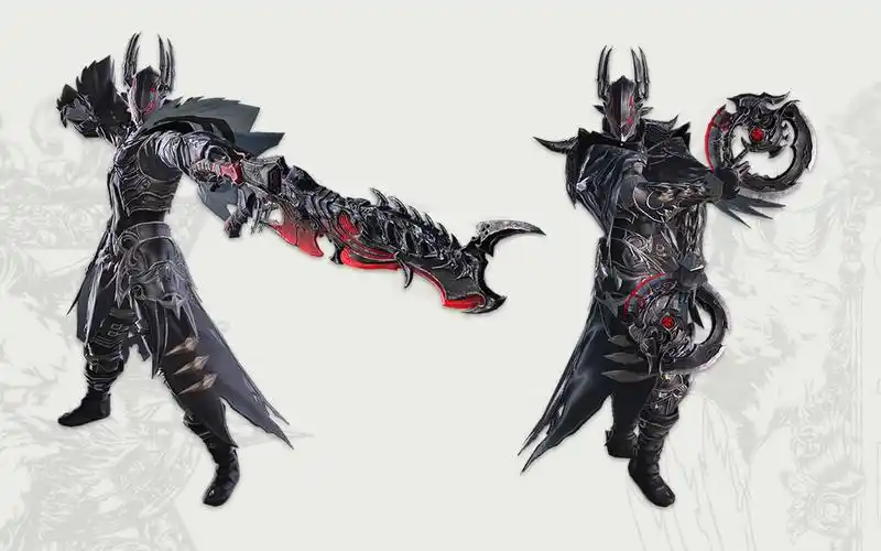 【最终幻想14】5.3群狼盛宴(竞技场pvp)绝枪&舞者武器展示【ff14】