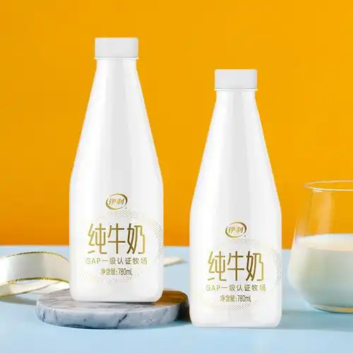 牛奶乳制品伊利纯牛奶780ml低温奶网红大白瓶装营养早餐新鲜纯奶鲜奶