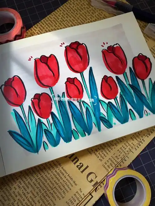 笔记灵感  #画画  #涂鸦  #马克笔  #手帐  #我的日常  #零基揣学