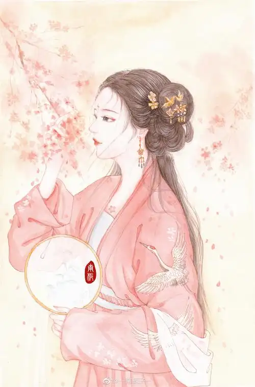 古风水彩美人 〕 作者 --南栀子