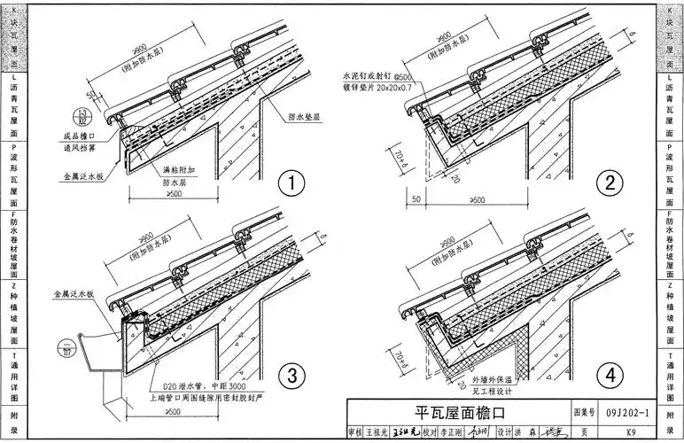 09j2021坡屋面建筑构造一