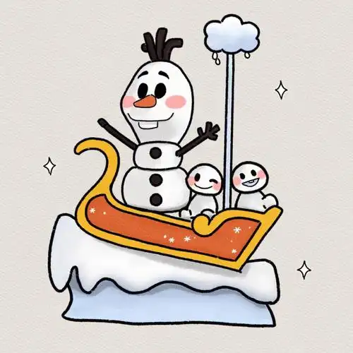 可爱简笔画352含过程和实拍图雪宝