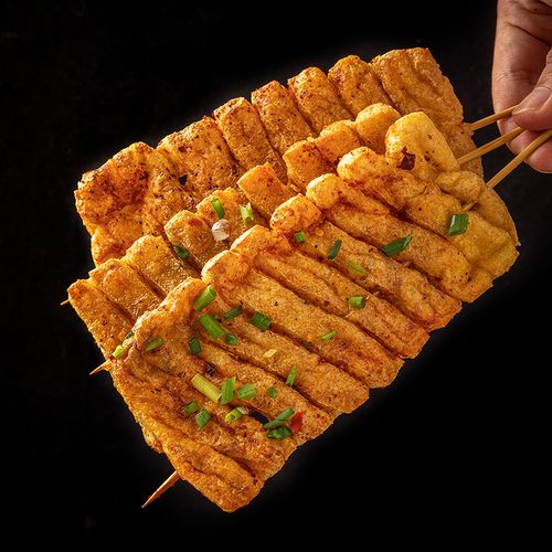 兰花干串20串拉丝豆腐干串油豆腐商用烧烤关东豆腐干