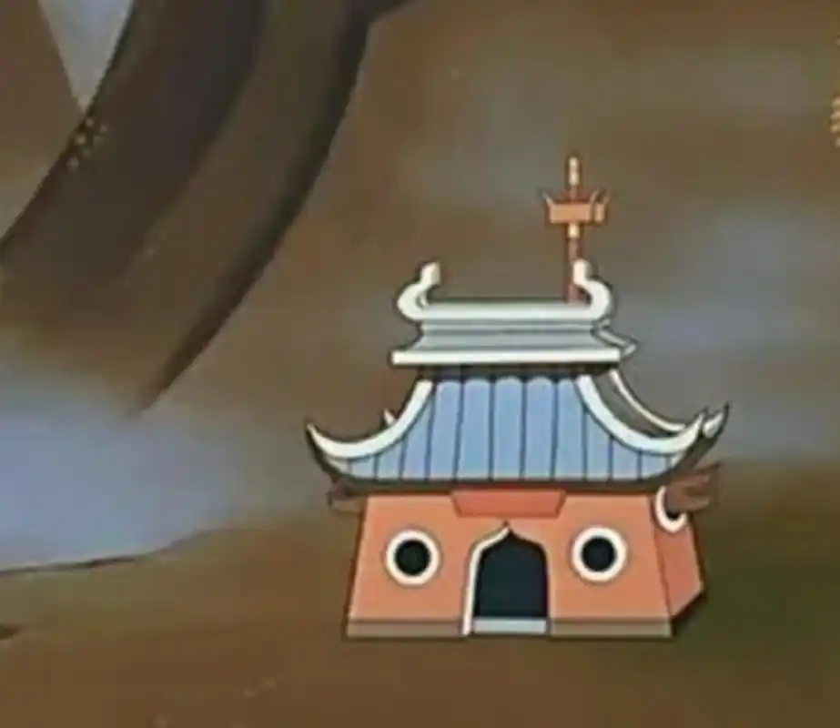 这是动画片孙悟空那座庙吧#孙悟空