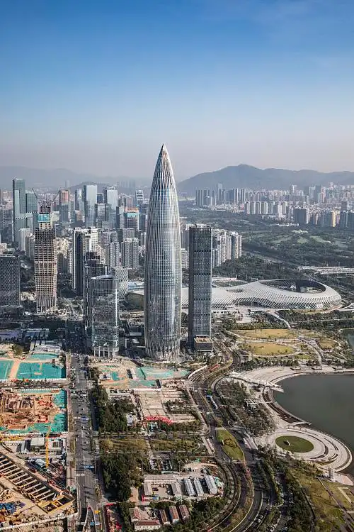 蛇口渔港码头全景