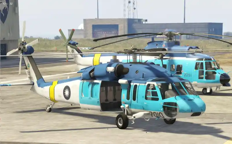 455 air rescue group (r.o.c) s-70c blue hawk [livery]
