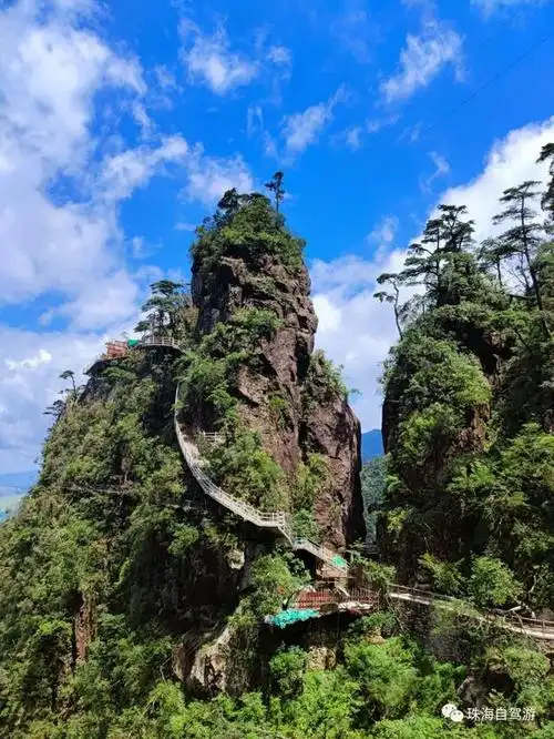 上下层栈道走完,正好游玩一圈,逛完五指峰景区,返回莽山森林公园景区