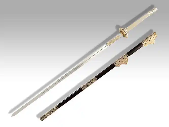 汉威金属大唐双手剑武术练习剑scc2387未开刃工艺品