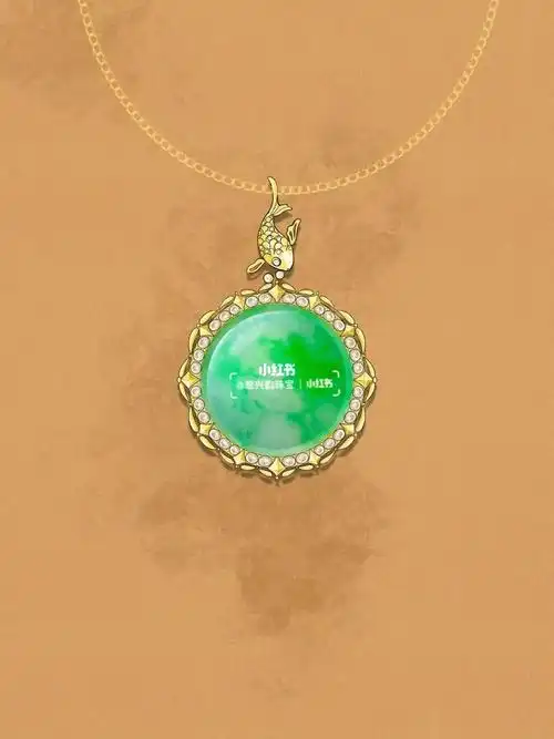 珠宝设计定制翡翠平安牌吊坠镶嵌加工款式