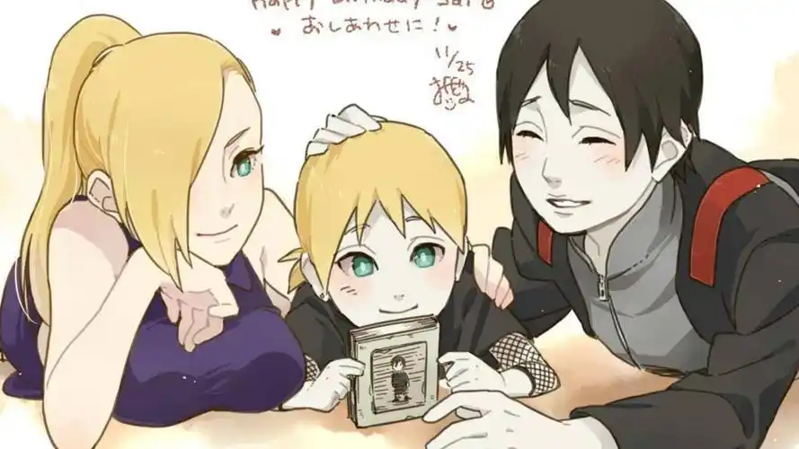 【火影】爱露肚脐的井野和佐井,这两人的爱情太甜了!