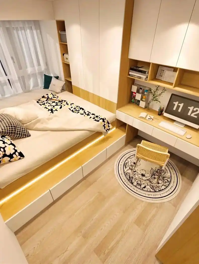 榻榻米卧室设计效果图