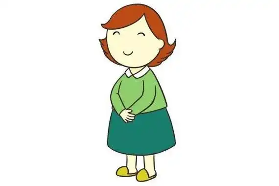 妈妈简笔画怎么画简单漂亮妈妈简笔画步骤