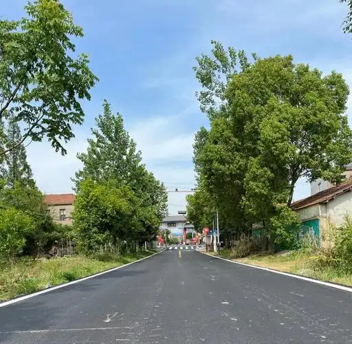 群众点赞道路刷黑 全力推进"四好农村路"建设_乡镇动态_孝南区政府