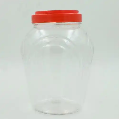 厂家直销2000ml透明酱菜坛子瓶 pet食品级塑料瓶 广口通用储物瓶