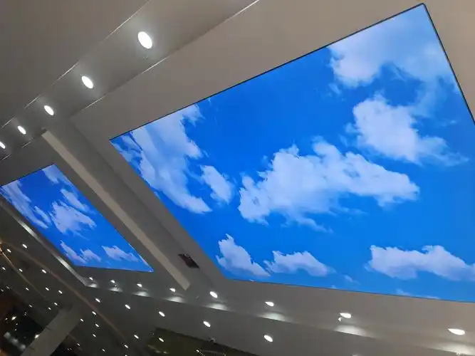 中源恒信湖北软膜天花安装咸宁透光膜吊顶苹果华为手机店卡布灯箱