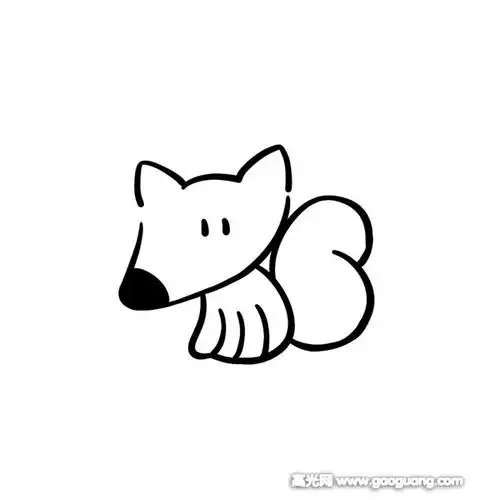 超级简单的小狐狸画法,小狐狸简笔画教程