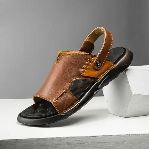 凉鞋男士沙滩鞋夏季新款凉拖鞋两用凉鞋舒适休闲鞋男爸爸鞋