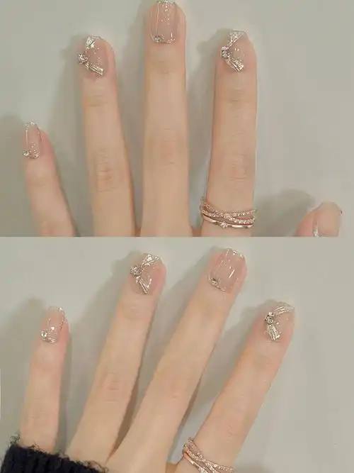 超好看的美甲 短指甲也可以这么美 夏日美甲 显白美甲 美甲图片分享