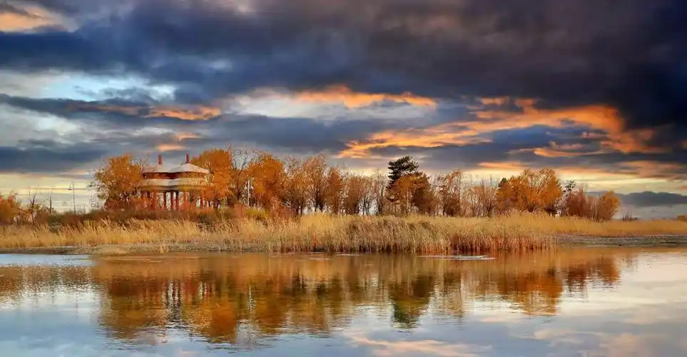 酒泉市金塔县: 雪后银装素裹,景色分外迷人