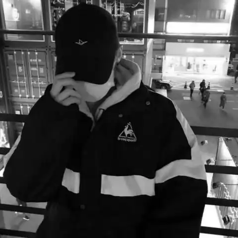 快手头像男生霸气黑白